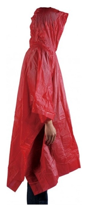 Пончо AceCamp Vinyl Rain Poncho red