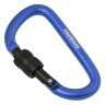 Munkees 3248 карабін D with Screw Lock 8 mm x 80 mm tmavо blue