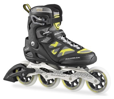 Роликові коньки для дорослих Rollerblade MACROBLADE 100 M 40.5 (8US) 260мм Black/yellow (07501000 800)
