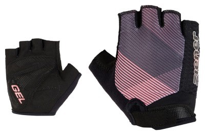 Ziener велоперчатки Chadi Jr black-powder blush L