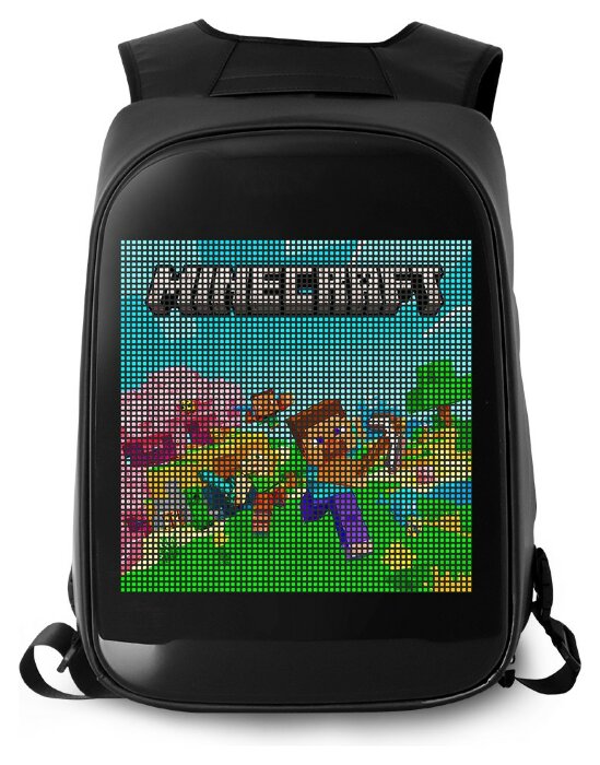 Рюкзак Pixel Pro Max SB9711 Black з LED екраном