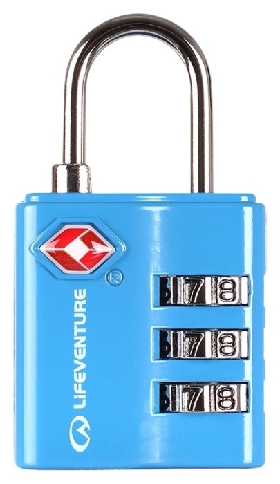 Замок Lifeventure TSA Combi Lock aqua