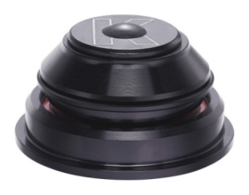 Рульова колонка б/різьб. п/інтегр. 1-1/8”-1.5”" KENLI KL-B332 на пром. підшипн. чорний (м) з перехідником на вилку (tapered) (чорний (м))