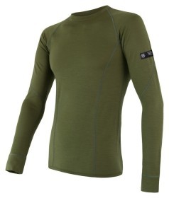Термофутболка чоловіча Sensor Merino Active LS safari 17200019, SM11MA-safari