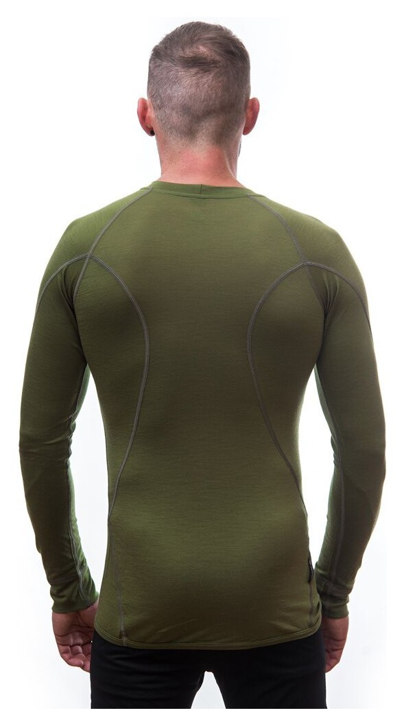 Термофутболка чоловіча Sensor Merino Active LS safari 17200019, SM11MA-safari