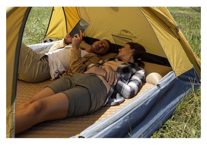 Намет двомісний Naturehike P-Series NH18Z022-P 210T/65D, жовтий