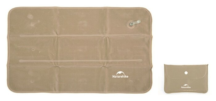 Квадратна надувна подушка Naturehike NH18F018-Z, сіра