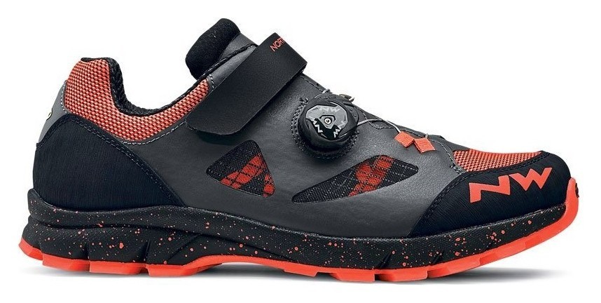 Туфлі велосипедні Northwave TERREA PLUS WMN W 37 (6.5US) Anthra/lobster orange (80183022-64) O