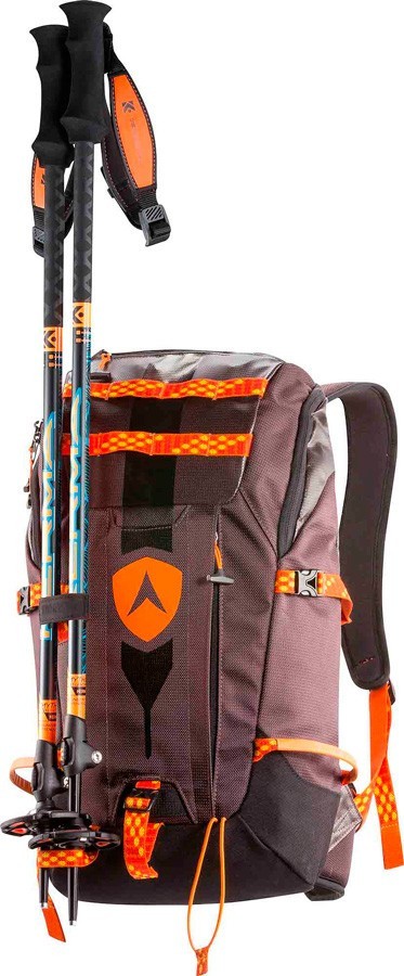Рюкзак Dynastar LEGEND 18 L Black/brown/orange (DKGB302)