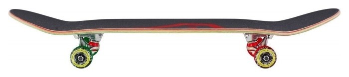 Blueprint Spray Heart V2 Скейтборд Complete 8" - Red/Blue