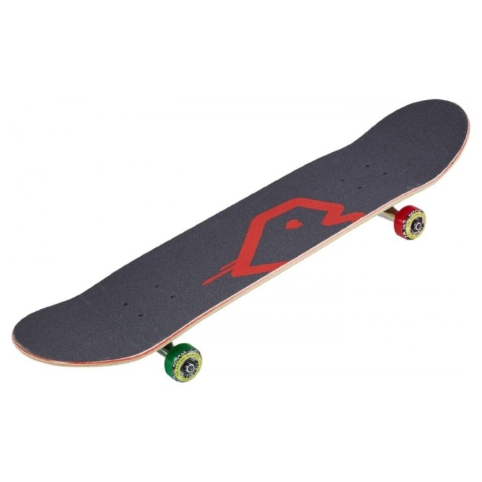 Blueprint Spray Heart V2 Скейтборд Complete 8" - Red/Blue