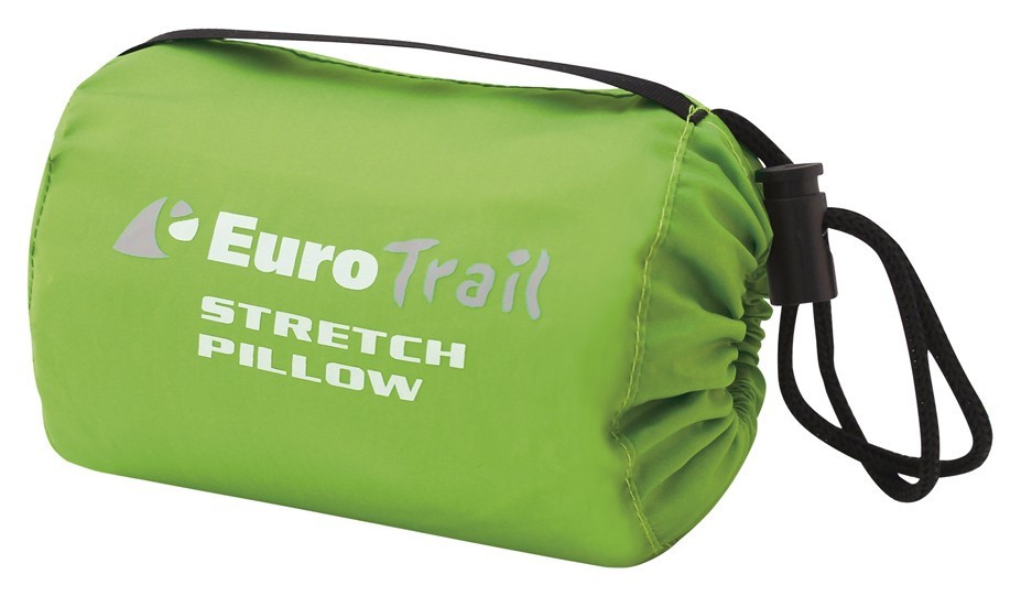 Подушка туристична Eurotrail PILLOW STRETCH XL Lime/charcoal (ETIC0191)