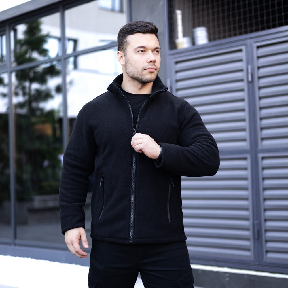 Толстовка флісова Pobedov Voin Чорний 2XL BLto2 5402XLba