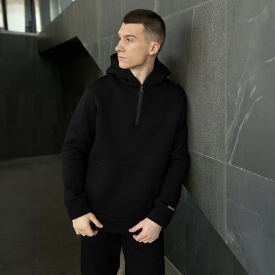 Тепле чоловіче худі зимове чорне Pobedov Concord