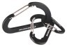 Комплект карабінів Lifeventure Karabiners black Фото - 2