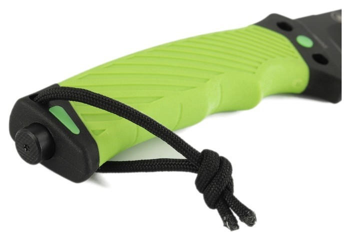 Ніж Ganzo G8012V2-LG зелений (G8012V2-LG) з паракордом