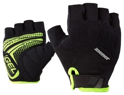 Велоперчатки Ziener Colit black-poison yellow