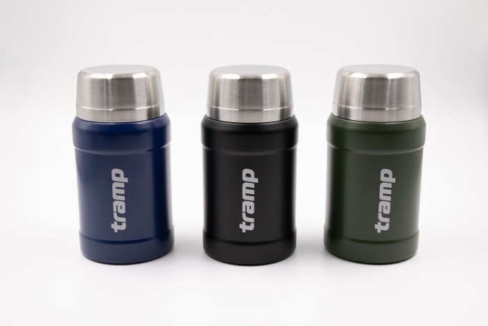 Термос TRAMP з широким горлом 800 мл в чохлі UTRC-132 Оливковий