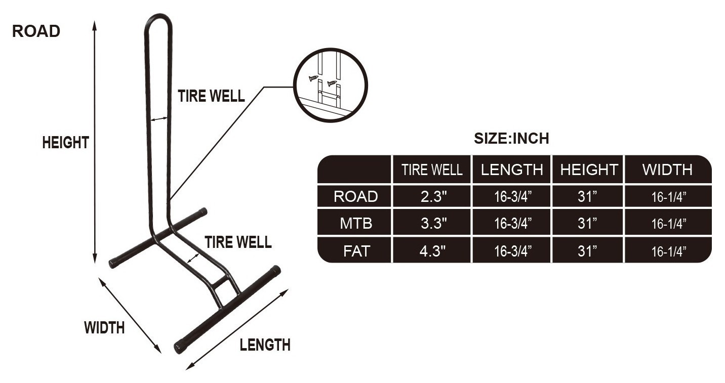 Підставка для велосипеда Cycledesign U-TYPE 4.3 Black (TS0009)