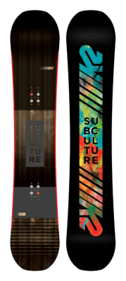 Сноуборд K2 SUBCULTURE 161 Black/blue/red (11B0015) O