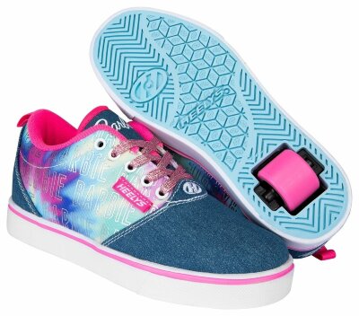 Роликові кросівки Heelys X Barbie Pro 20 Denim Pink Child HE101076