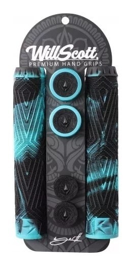 Гріпси для самокату Blunt Hand Grip WILL SCOTT - Black/Turquoise