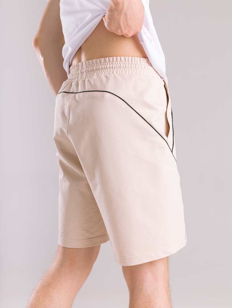 Бежеві літні шорти для чоловіків. Повсякденні шорти чоловічі Pobedov Shape