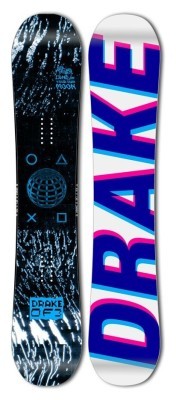 Сноуборд Drake DF3 158 Black/blue/white (76271004)