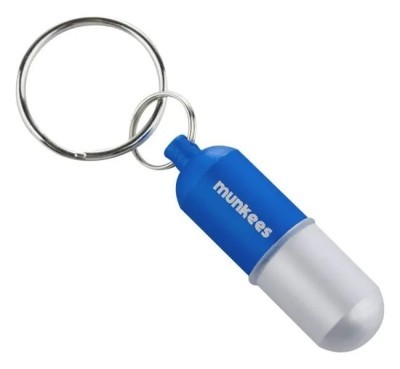 Munkees 3625 брелок Waterproof Capsule Small dark blue