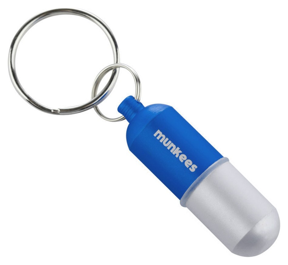 Munkees 3625 брелок Waterproof Capsule Small dark blue