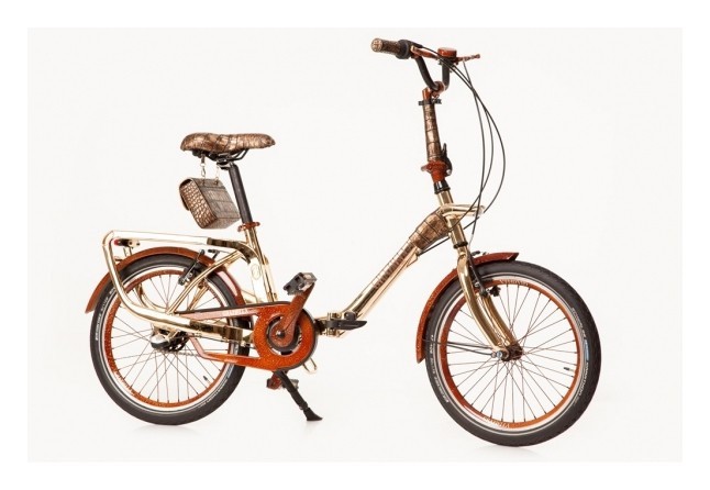 Велосипед Graziella Gold Croco Edition 3S EXCLUSIVE