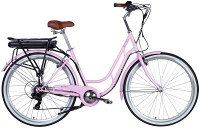 Велосипед з електроприводом 28" ST Dorozhnik eRETRO Vbr FR рама-19" 36B 12.5А*г 500Вт світло-рожевий YS 7443 2025