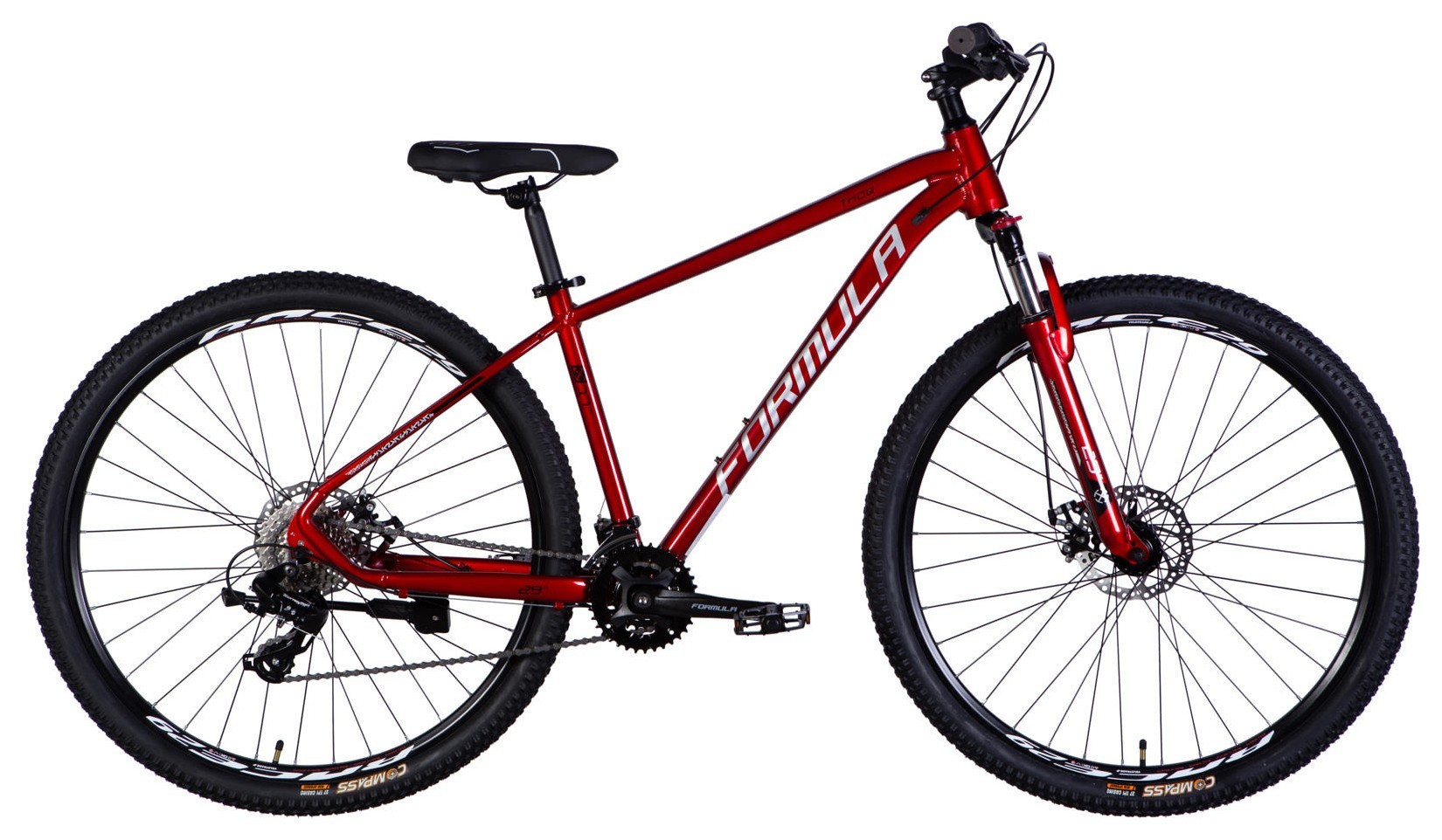 Велосипед AL 29" Formula THOR DD CS рама-17" червоно-сріблястий 2025