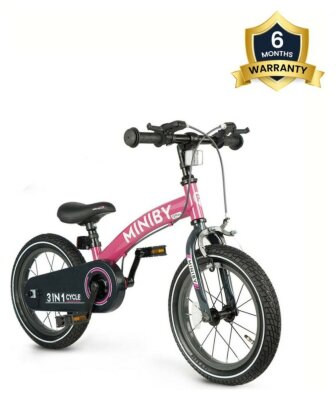 Велосипед 3in1 Q PLAY MINIBY Rose (Rose)