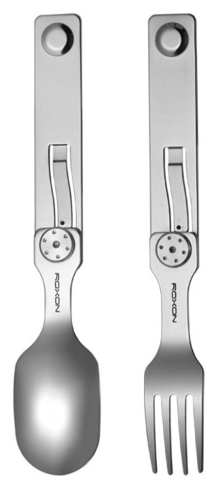 Набір столових приладів Roxon C2 2 in1 (ложка, виделка), нержавіюча сталь