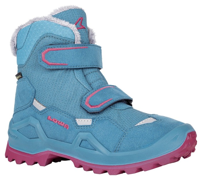 LOWA ботинки Milo Evo GTX MID Jr turquoise-fuchsia 35.0