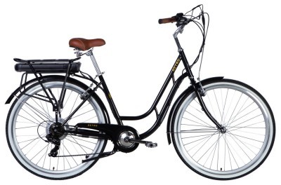 Велосипед з електроприводом 28" ST Dorozhnik eRETRO Vbr FR рама-19" 36B 12.5А*г 500Вт чорний YS 768 2025