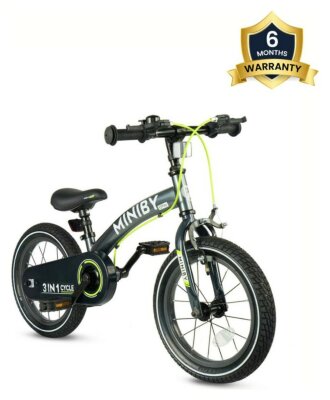 Велосипед 3in1 Q PLAY MINIBY Grey (Blue)