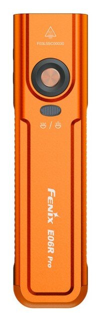 Ліхтар наключний Fenix E06R PRO, помаранчевий