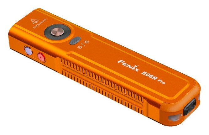 Ліхтар наключний Fenix E06R PRO, помаранчевий