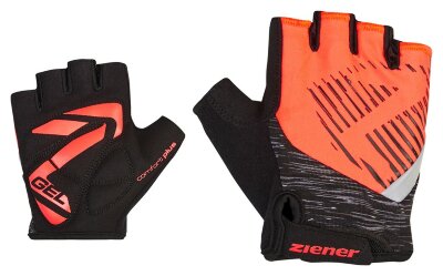 Ziener велоперчатки Cull Jr signal peach L