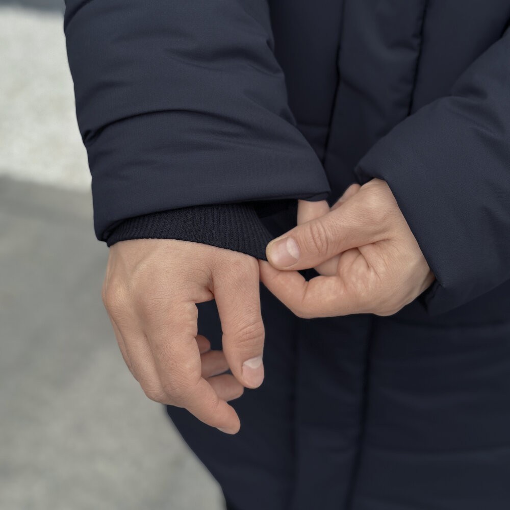 Темно-синя зимова куртка для чоловіків Pobedov Legas