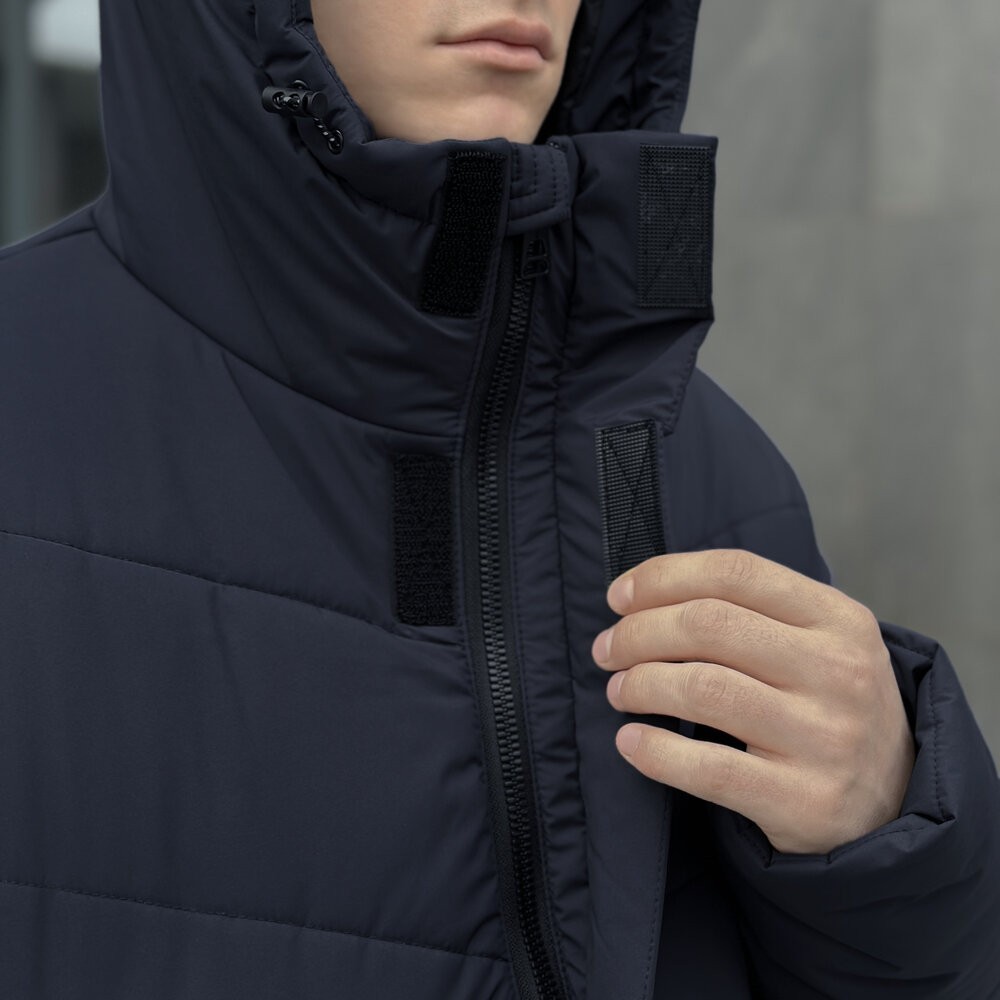 Темно-синя зимова куртка для чоловіків Pobedov Legas