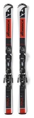 Ліжі гірські комплект для підлітків Nordica TEAM J FDT+JR 4.5 120см Black/red/white (0A0346+0C9024MF001)