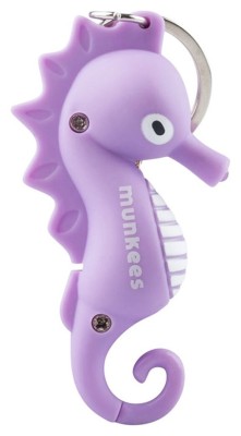 Munkees 1124 брелок-ліхтарик Seahorse LED purple