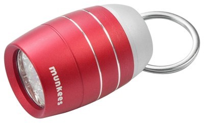 Munkees 1082 брелок-фонарик Cask shape 6-LED Light red