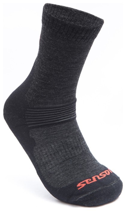 Шкарпетки Sensor Expedition Merino black/red 13200081, SU41EM-black-red