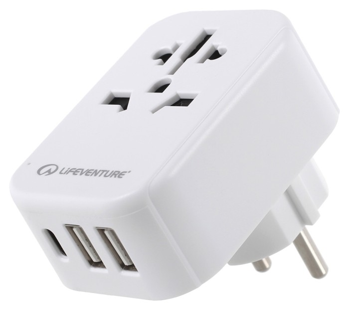 Адаптер Lifeventure European Travel Adaptor USB