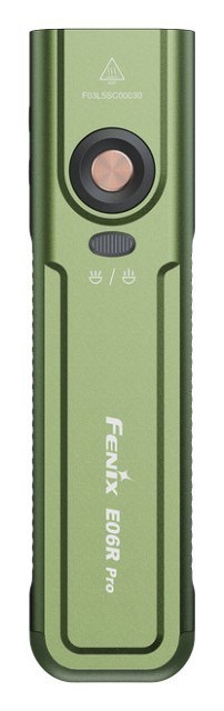 Ліхтар наключний Fenix E06R PRO, зелений