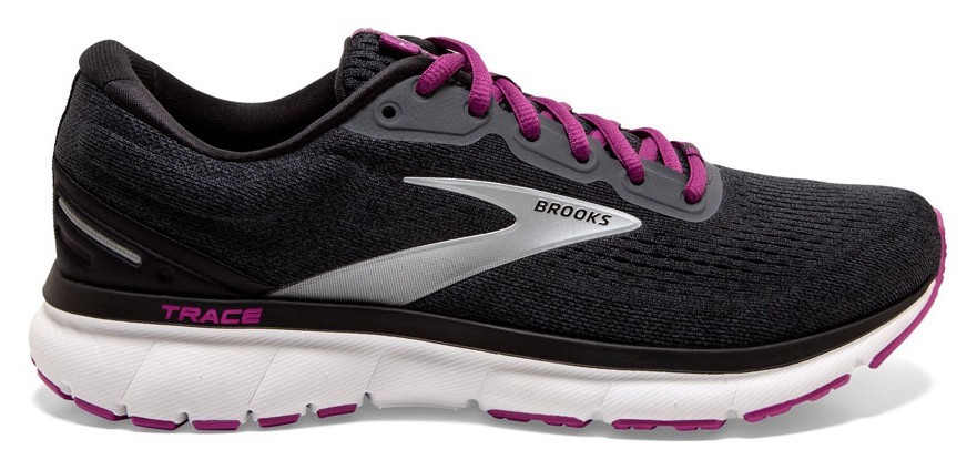 Кросівки жіночі Brooks TRACE W 36.5 (6.0US) 021 Ebony/black/wood violet (1203511B021)